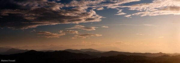 Tramonto sulle Alpi Liguri
