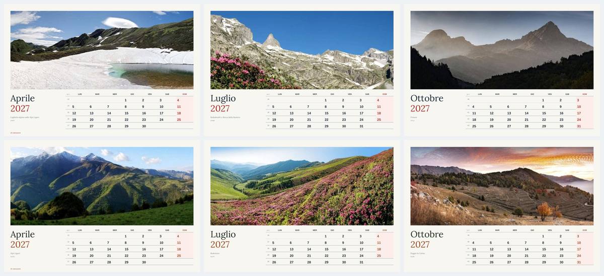 Calendario 2027 personalizzato - immagine 1